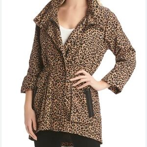 Tart Collections Tan Leopard Trench Coat